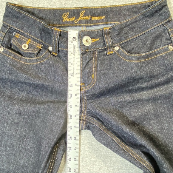 Guess Jeans Women's 29 Doheny Flap Pocket Low Rise Cropped Bootcut Casual Denim - Picture 14 of 15